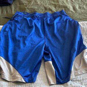 Under Armour Blue and Gray Athletic Shorts